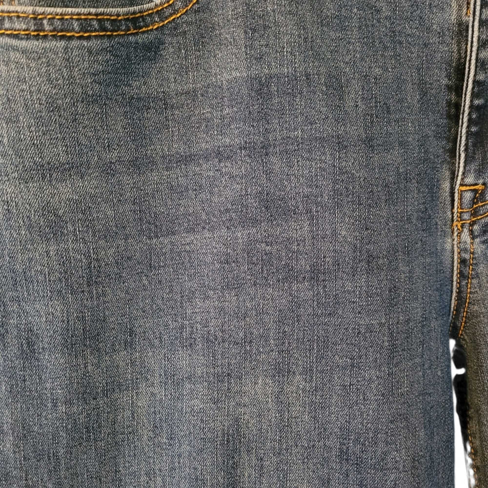 Tribal wide leg high rise blue jeans - 12. M 82 - Picture 2 of 8